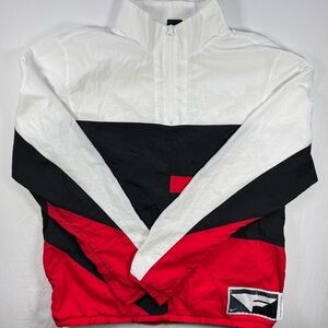 Nike Air Flight Series, Red White & Black, Retro Men’s Breaker Jacket Half Zip